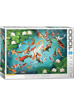 Puzzle 1000 Kolorowe Koi