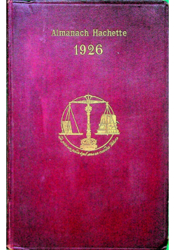 Almanach Hachette 1926 r.