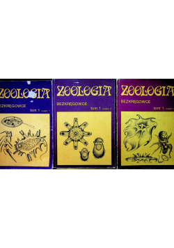 Zoologia Bezkręgowce tom 1 część 1 do 3