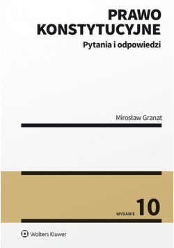 Prawo konstytucyjne Pytania i odpowiedzi