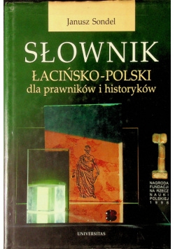 Słownik łacinsko-polski dla prawników i historyków