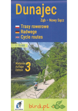 Dunajec: Ząb - Nowy Sącz. Trasy rowerowe w.3
