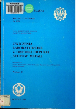 Ćwiczenia laboratoryjne z obróbki cieplnej stopów metali