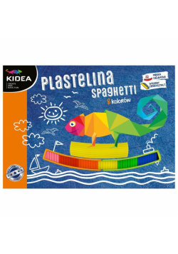 Plastelina Spaghetti 8 kolorów KIDEA