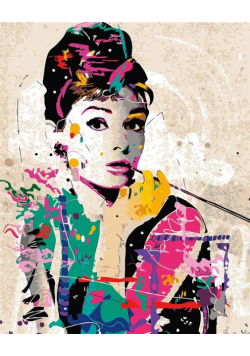 Malowanie po numerach - Audrey 40x50cm