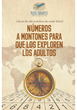 Números a montones para que los exploren los adultos | Libros de 240 sudokus de nivel difícil