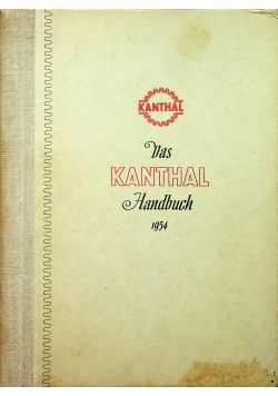 Das kanthal handbuch 1954
