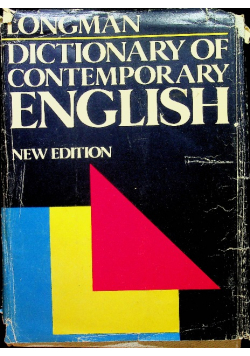 Longman dictionary of contemporary English