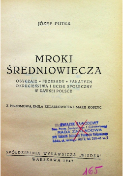 Mroki średniowiecza 1947 r.