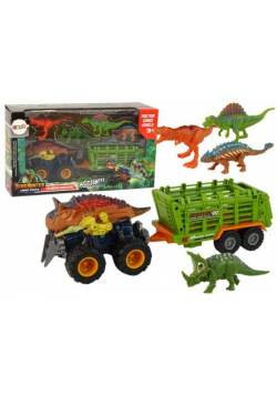 Pojazd z motywem dinozaura przyczepa