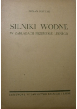 Silniki wodne w zakładach przemysłu leśnego