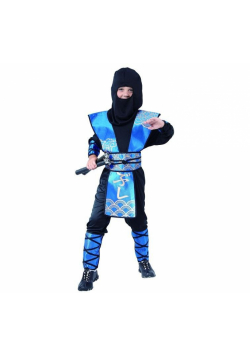 Strój Niebieski Ninja rozm. 130/140cm