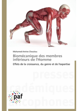 Biomécanique des membres inférieurs de l'homme