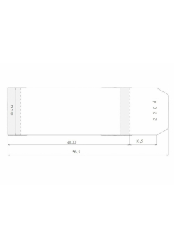 Okładka regulowana 220x580mm (25szt)