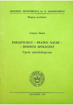 Paradygmat prawo nauki rozwój społeczny