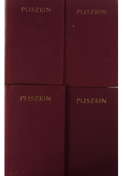 Dzieła wybrane Puszkin zestaw 4 książek