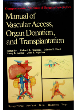 Manual of Vascular Access Organ Donation and Transplantation