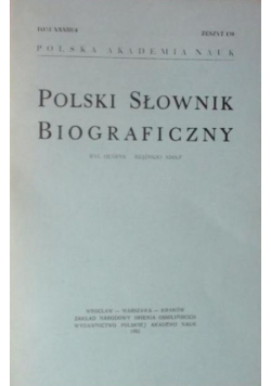 Polski Słownik Biograficzny Tom XXXIII/4 Zeszyt 139