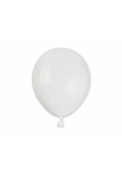 Balony pastelowe białe 13cm 100szt