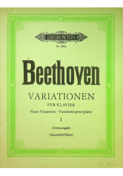 Beethoven Variationen I fur Klavier