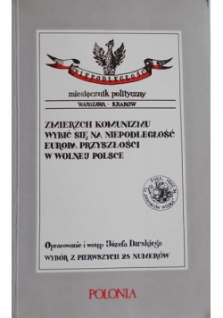 Zmierzch komunizmu Wybić się na niepodległość, Europa przyszłości, w wolnej Polsce