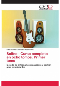 Solfeo - Curso completo en ocho tomos. Primer tomo