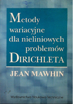 Metody wariacyjne dla nieliniowych problemów Dirichleta