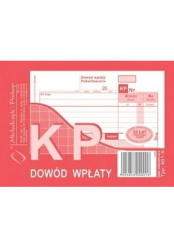 KP dowód wpłaty 401-5