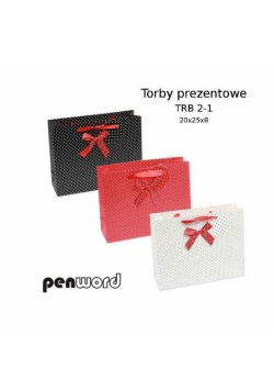 Torebka prezentowa 20x25x8cm MIX