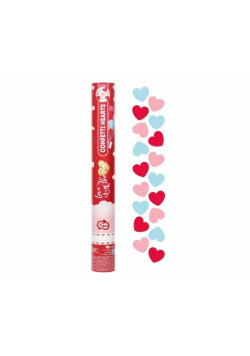 Konfetti pneumatyczne Love is in the air 40cm