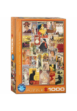 Puzzle 1000 Stare plakaty Teatry i opery