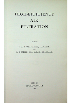 High efficiency air filtration