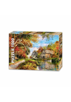 Puzzle 1000 Chatka jesienną porą