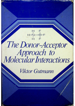 The donor acceptor approach to molecular interactions