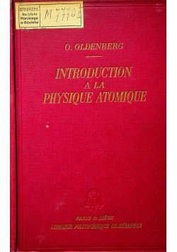 Introduction a la physique atomique
