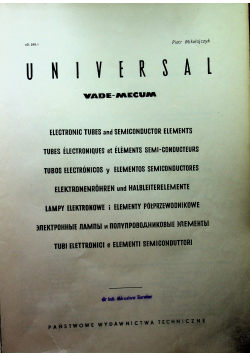 Electronic universal Vade - mecum