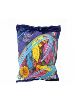 Balony pastelowe Piłka nadruk Lux MIX 50szt