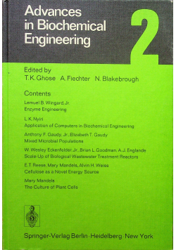 Advances in Biochemical engineering 2