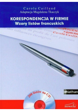 Korespondencja w firmie. Wzory listów francuskich