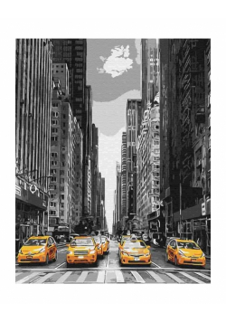 Malowanie po numerach - New York Taxi 40x50cm