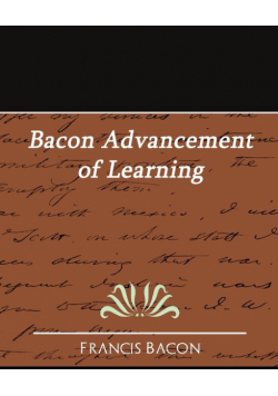 Bacon Advancement of Learning