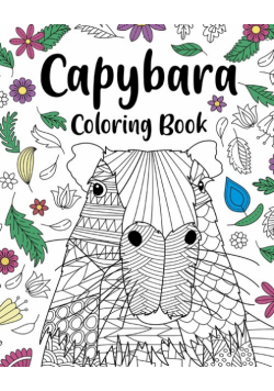 Capybara Adult Coloring Book