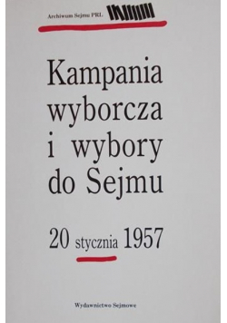 Kampania wyborcza i wybory do Sejmu 20 stycznia 1957