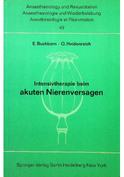 Intensivtherapie bei akuten Nierenversagen