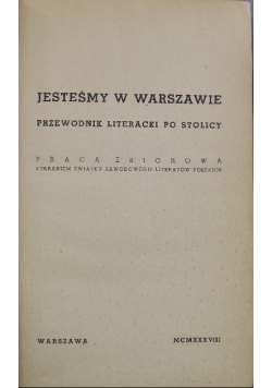 Jesteśmy w Warszawie 1938 r