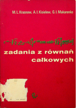 Zadania z równań całkowych