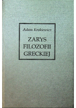 Zarys Filozofii Greckiej