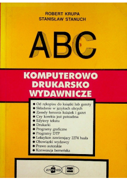 ABC komputerowo drukarsko wydawnicze