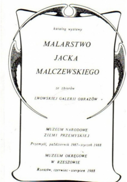 Malarstwo Jacka Malczewskiego