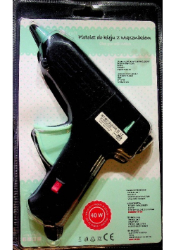 Pistolet do kleju 40W z włącznikiem